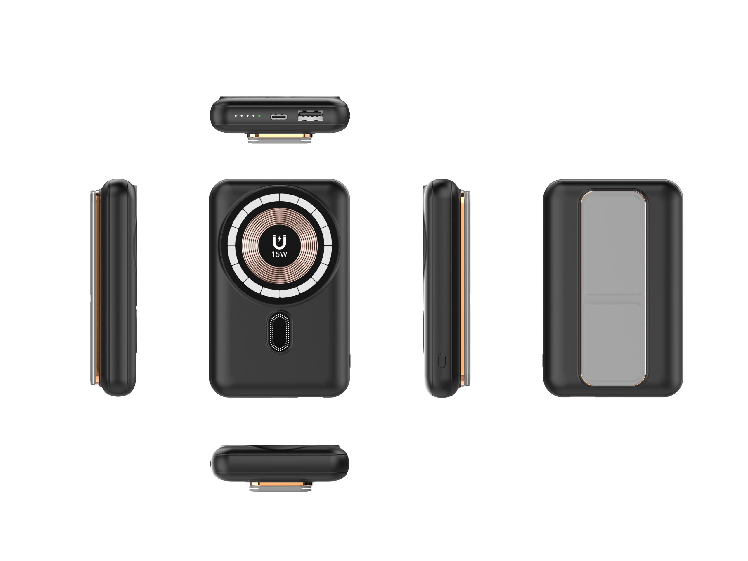 T6 10000mAh Power Bank with 22.5W Fast Charging and 15W Magnetic Wireless Charging - Image 7