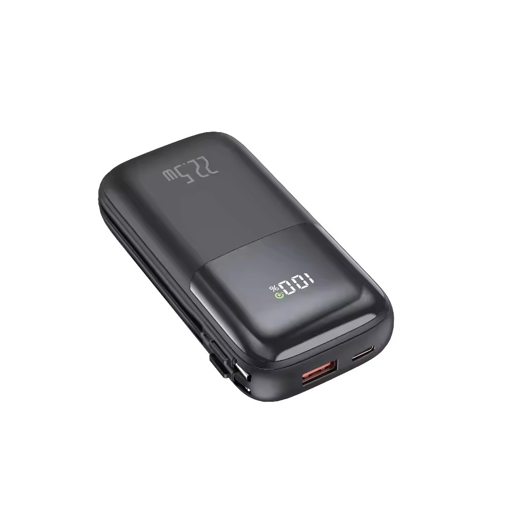 Custom Powerbank 2024 - 2-in-1 10000mAh Power Bank with Built-In Cable and PD 20W Fast Charging Mobile Charger - Image 3