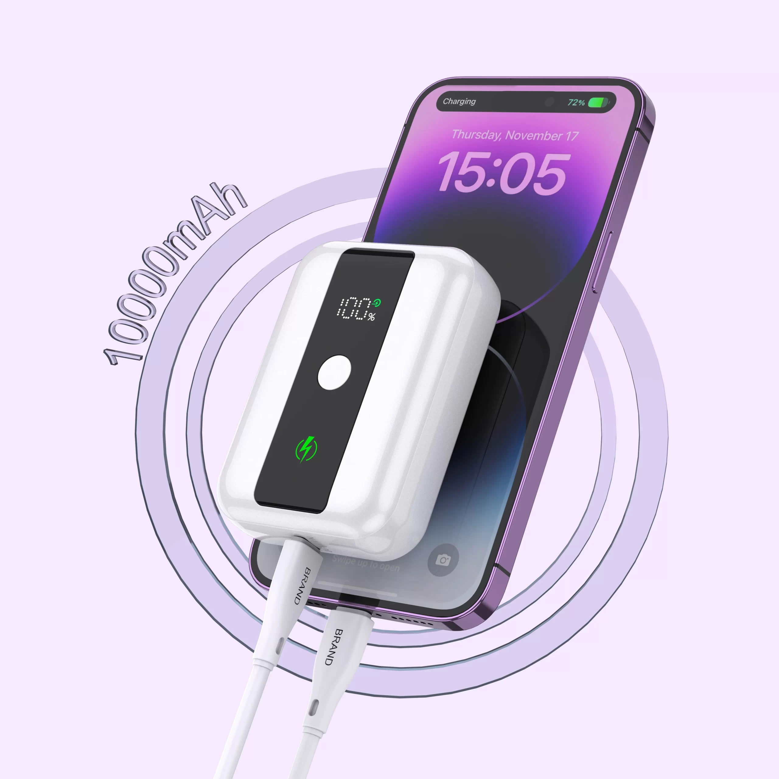 22.5W Fast Charging Power Bank with LED Display - Image 2