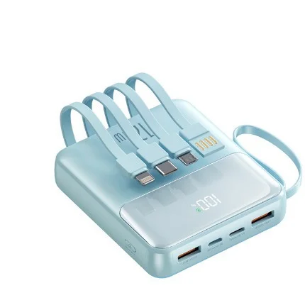 UBT1228 Built-in Cables Power Bank – 10000mAh, Fast Charging, Multi-Port Output - Image 6